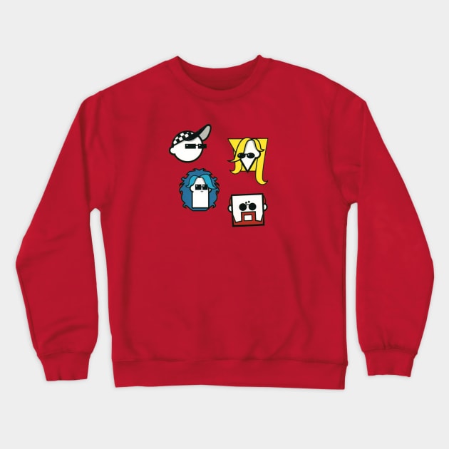 Anime Trick Man Crewneck Sweatshirt by sapstudio design